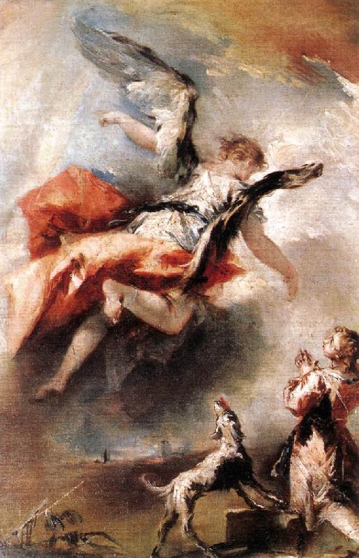 GUARDI, Gianantonio The Angel Appears to Tobias df oil painting image
